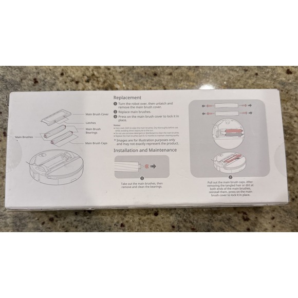 OEM. Z ROBOROCK DUOROLLER BRUSH FOR ROBOTIC VACUUMS S8MAXVULTRA RED / GREY - Picture 2 of 3